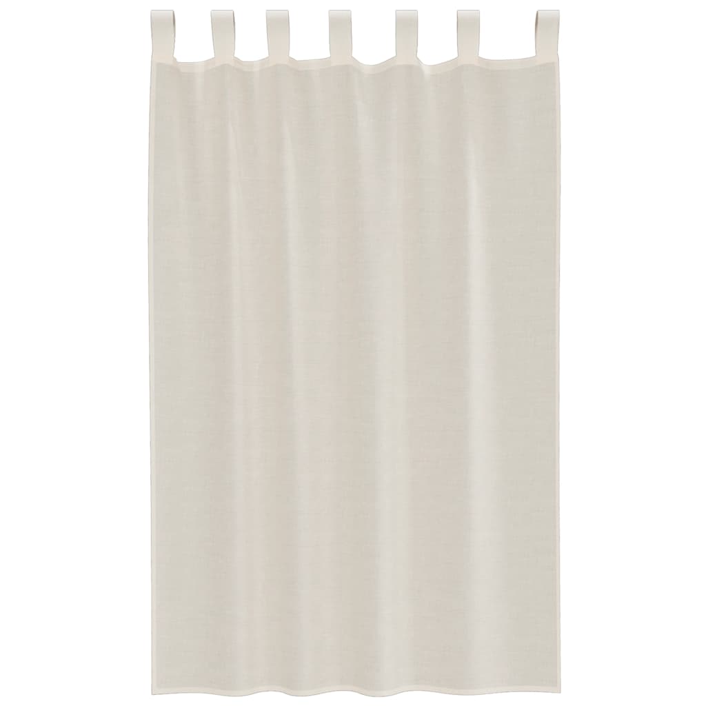 Voile Vorhänge mit Ösen 2 Stk. Apfelgrün 140x140 cm