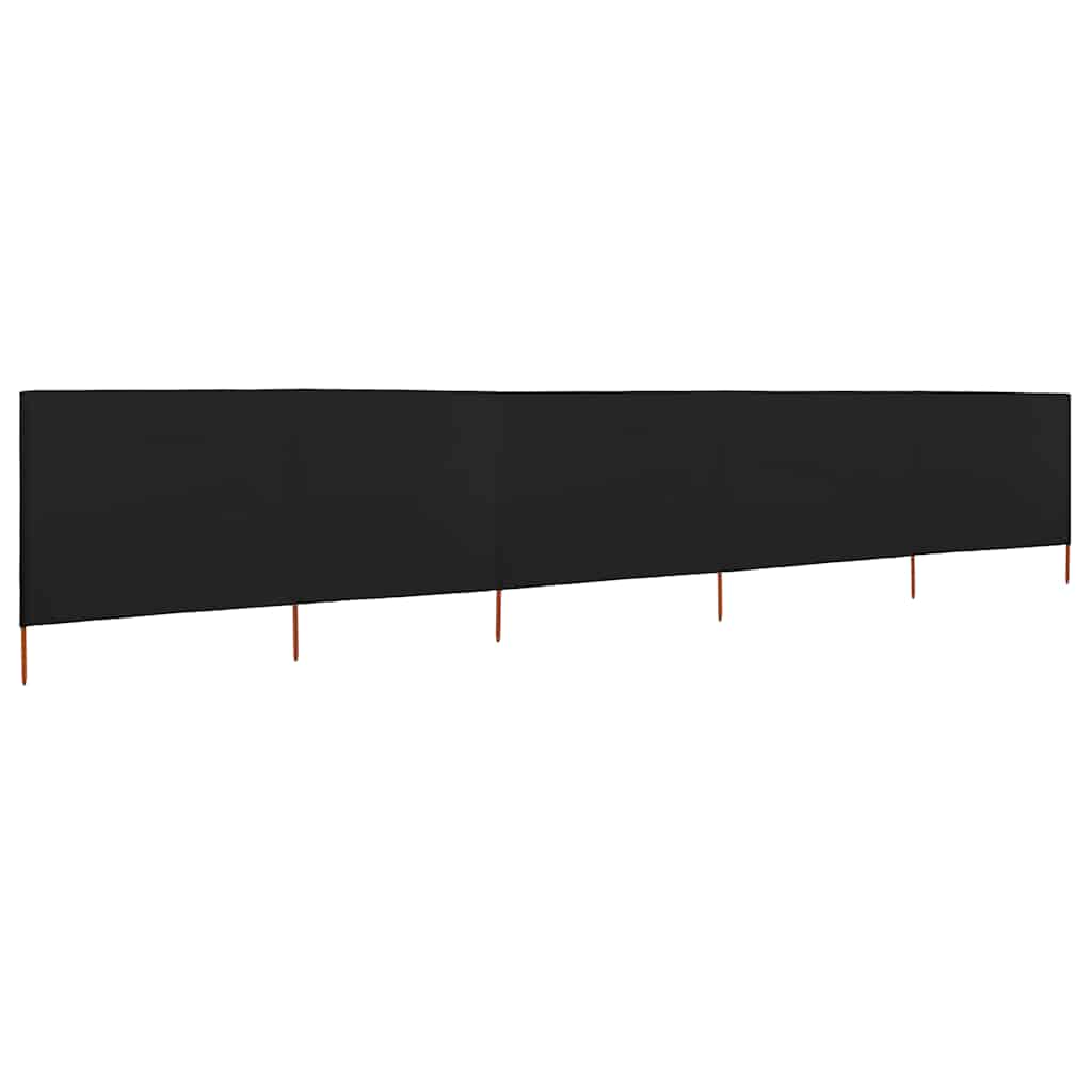 3-teiliges Windschutzgewebe 400 x 120 cm Weiß
