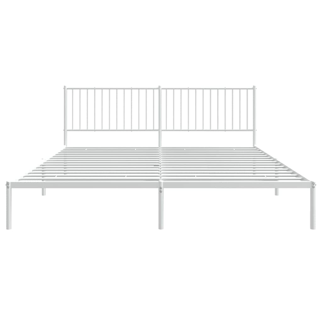 Bettgestell Metall Schwarz 75x190 cm