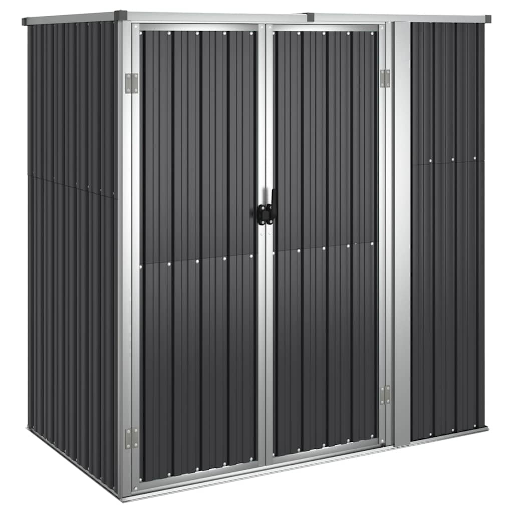 Gerätehaus Grün 88x89x161 cm Verzinkter Stahl