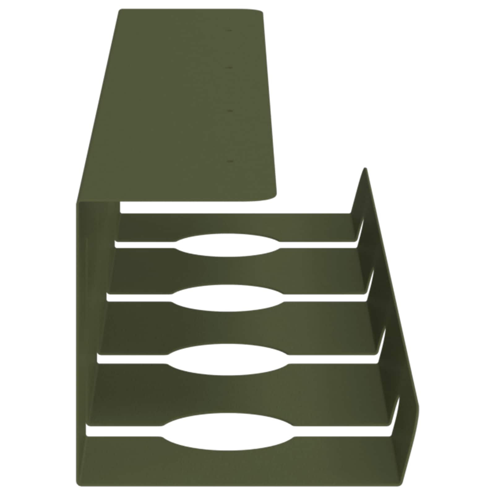 Unter dem Schreibtisch Kabelmanagement Tray 2 Stk. Anthrazit