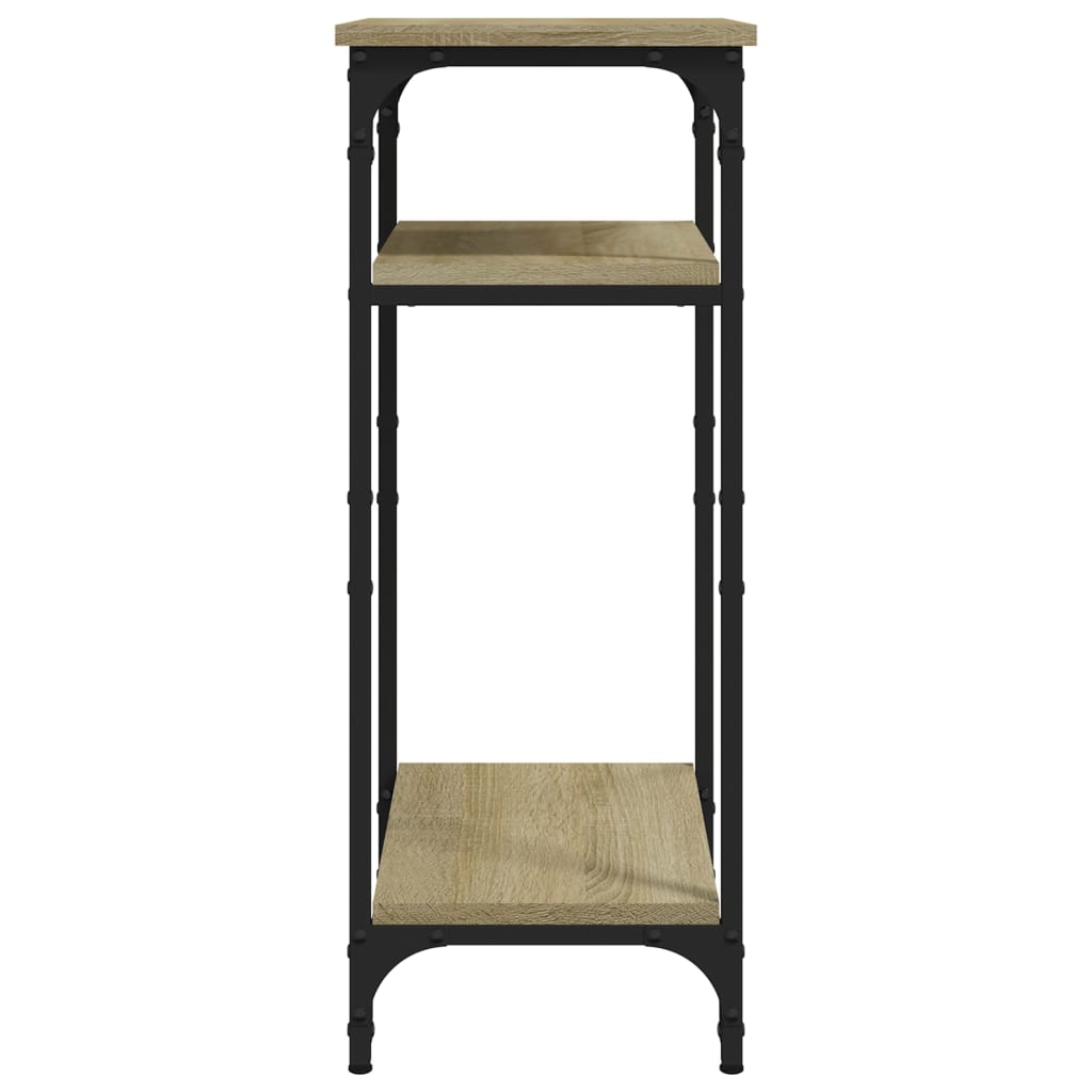 Beistelltisch Schwarz 40x30x75 cm Holzwerkstoff