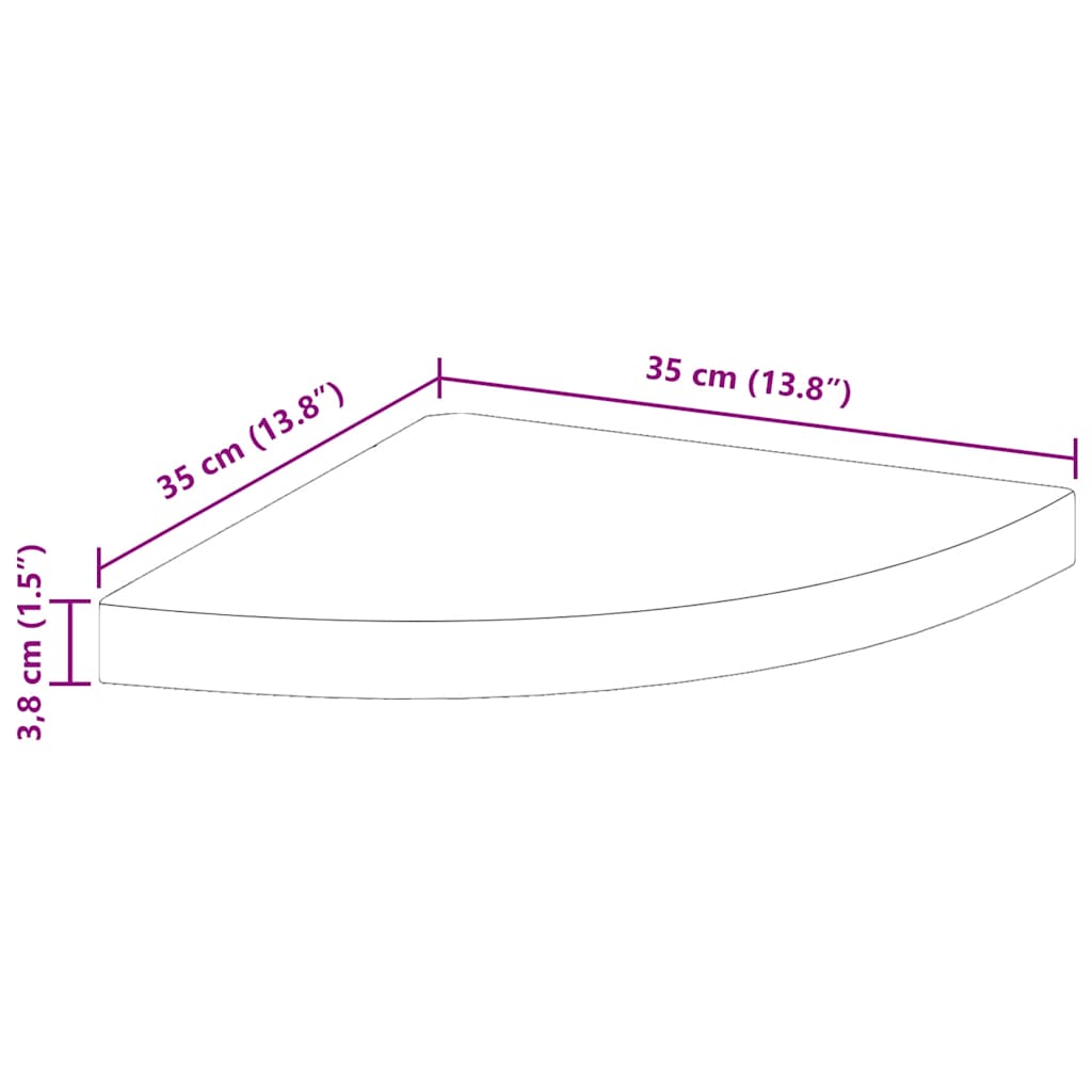 Schwebende Eckregale 2 Stk. Hochglanz-Weiß 25x25x3,8 cm MDF