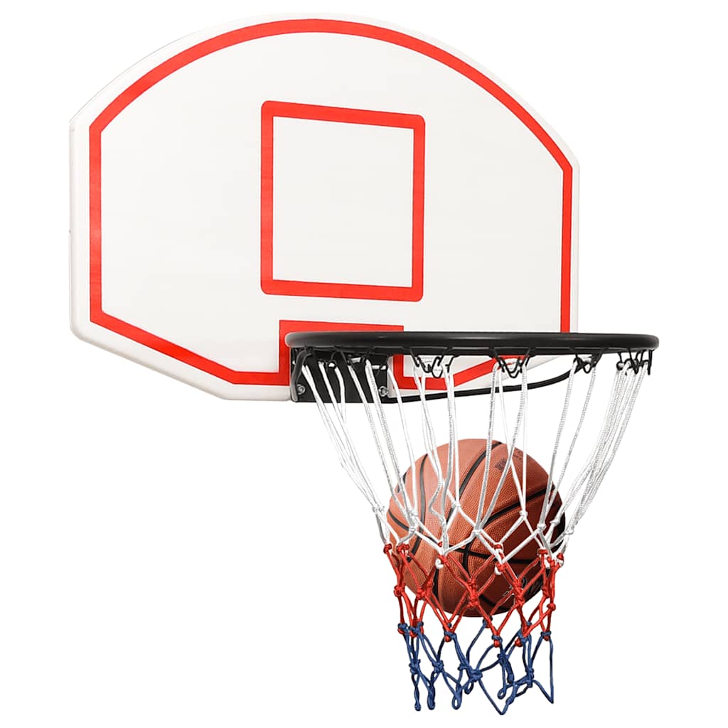 Basketballkorb Weiß 109x71x3 cm Polyethylen