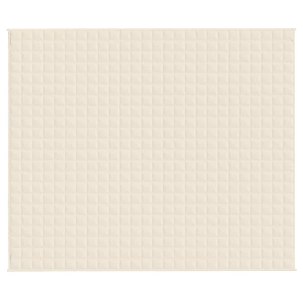 Gewichtsdecke Grau 122x183 cm 5 kg Stoff