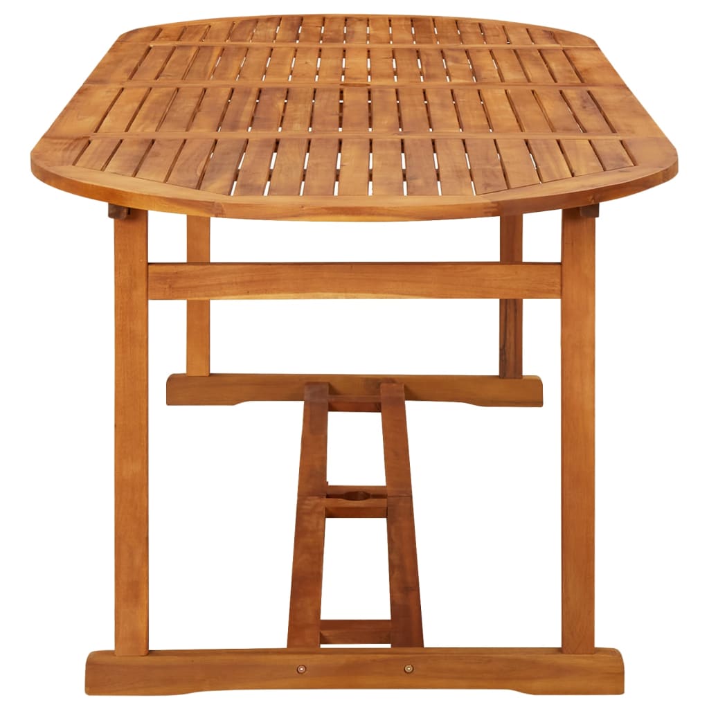 Garten-Esstisch 180x90x75 cm Massivholz Akazie