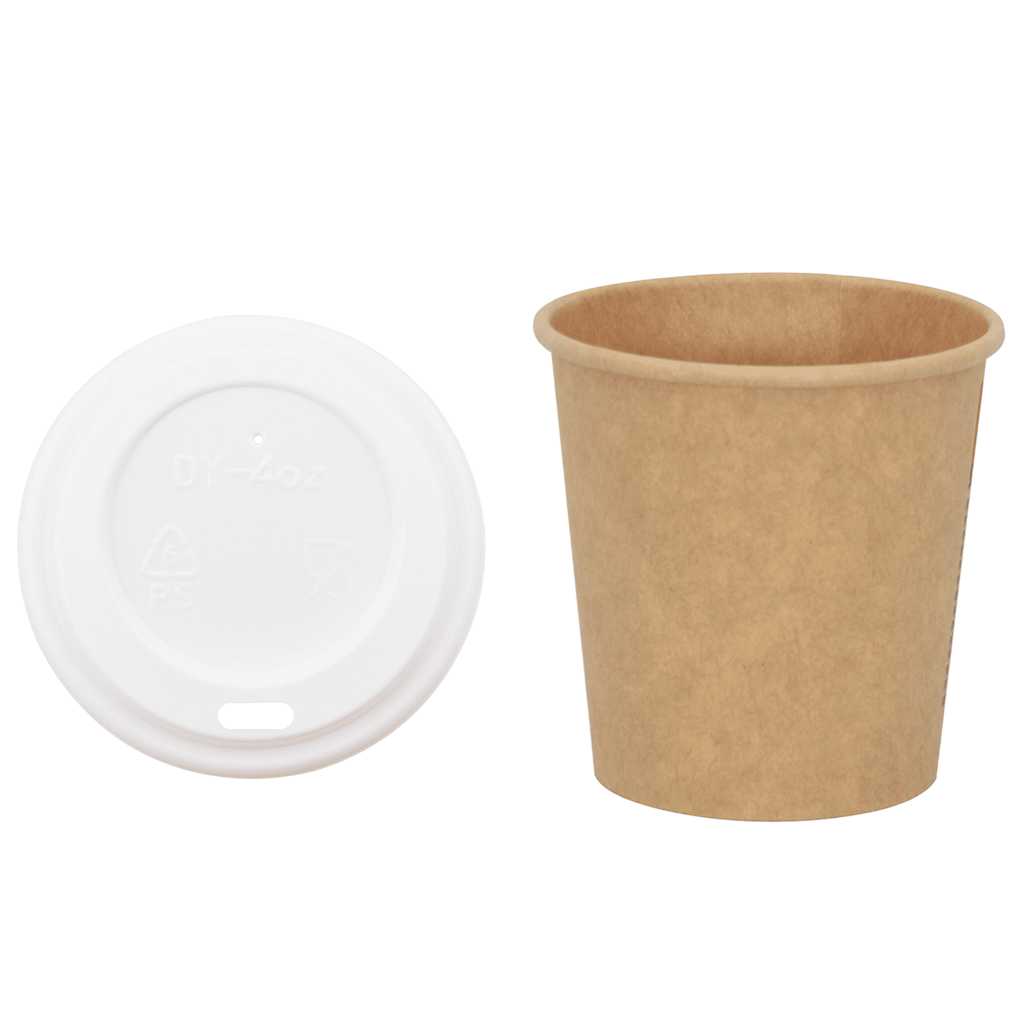 Pappbecher mit Deckeln 1000 Stk. 12oz 300ml