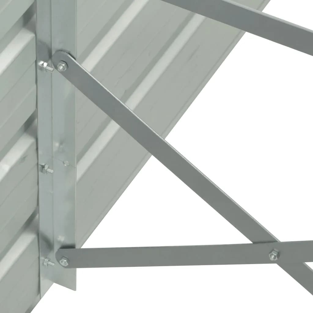 Hochbeet Braun 160 x 80 x 77 cm Verzinkter Stahl