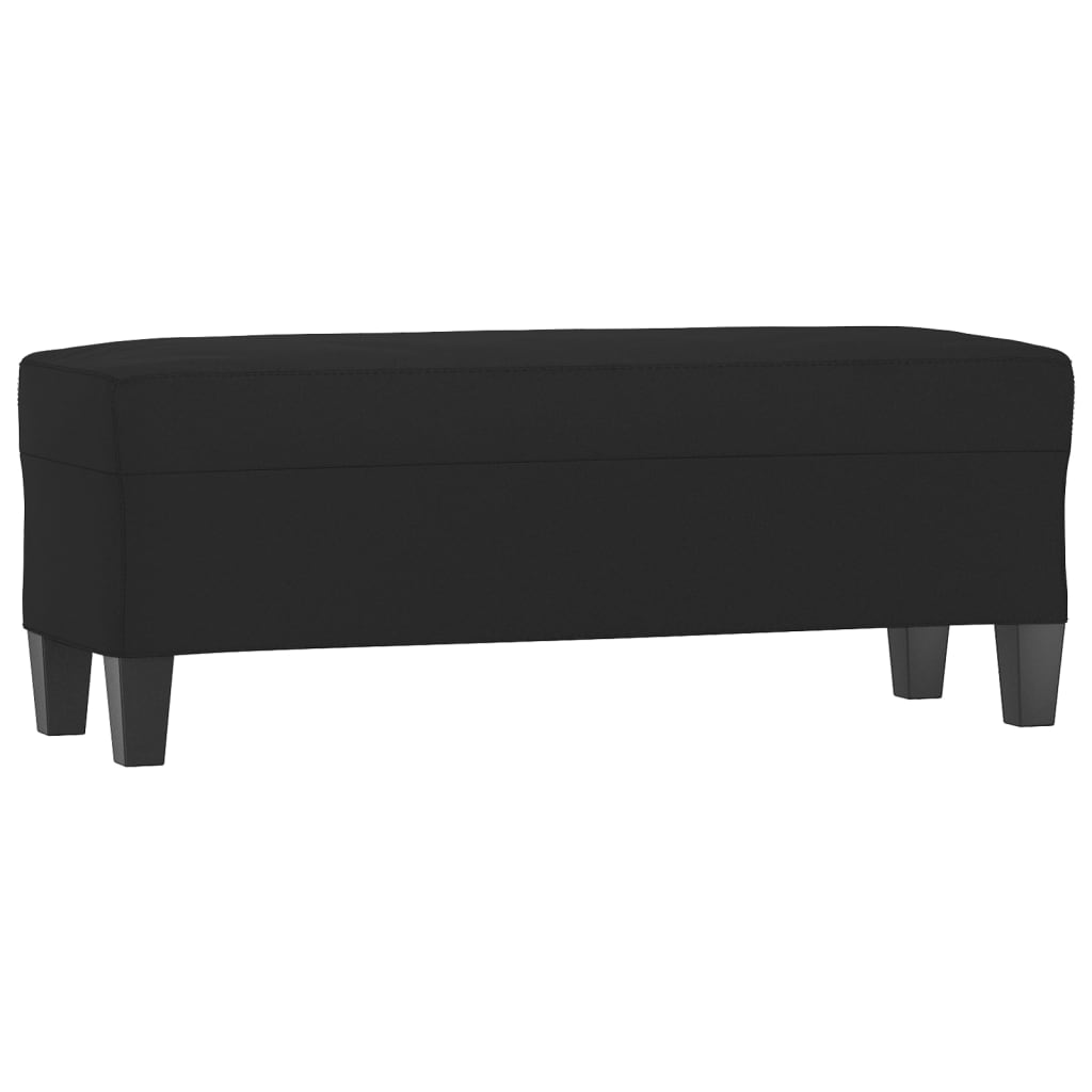Sitzbank Hellgrau 70x35x41 cm Mikrofasergewebe