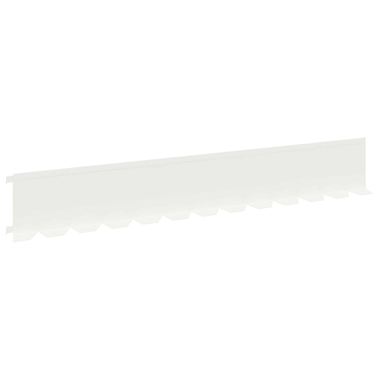 Raseneinfassung 10 pcs 102 x 4 x 4 cm Stahl Schwarz