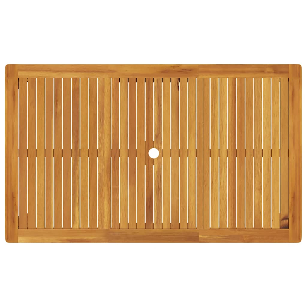 Garten-Esstisch 110x55x75 cm Massivholz Akazie