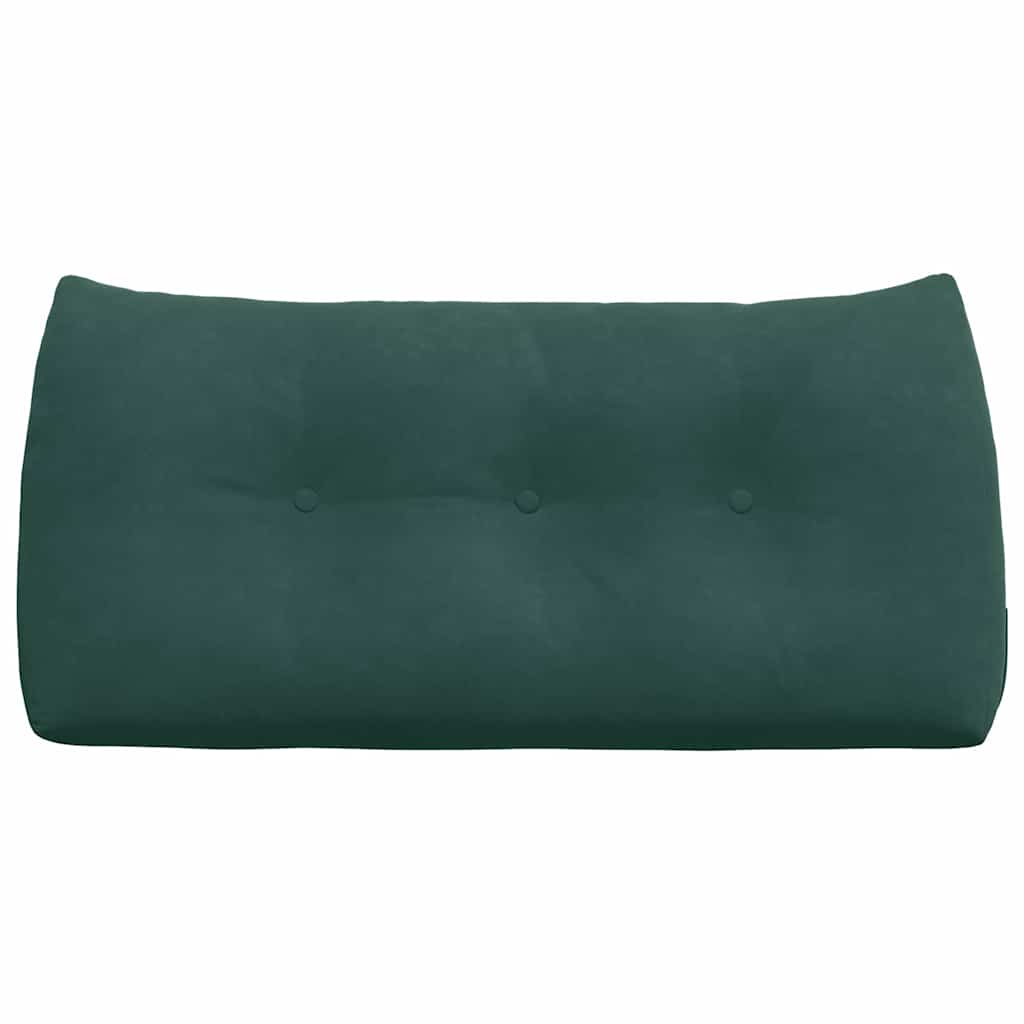 Rückenkissen Blau 45 x 24 x 50 cm Samt