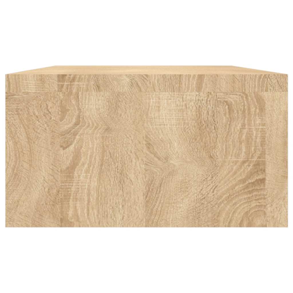 Monitorständer Weiß 100x24x13 cm Holzwerkstoff