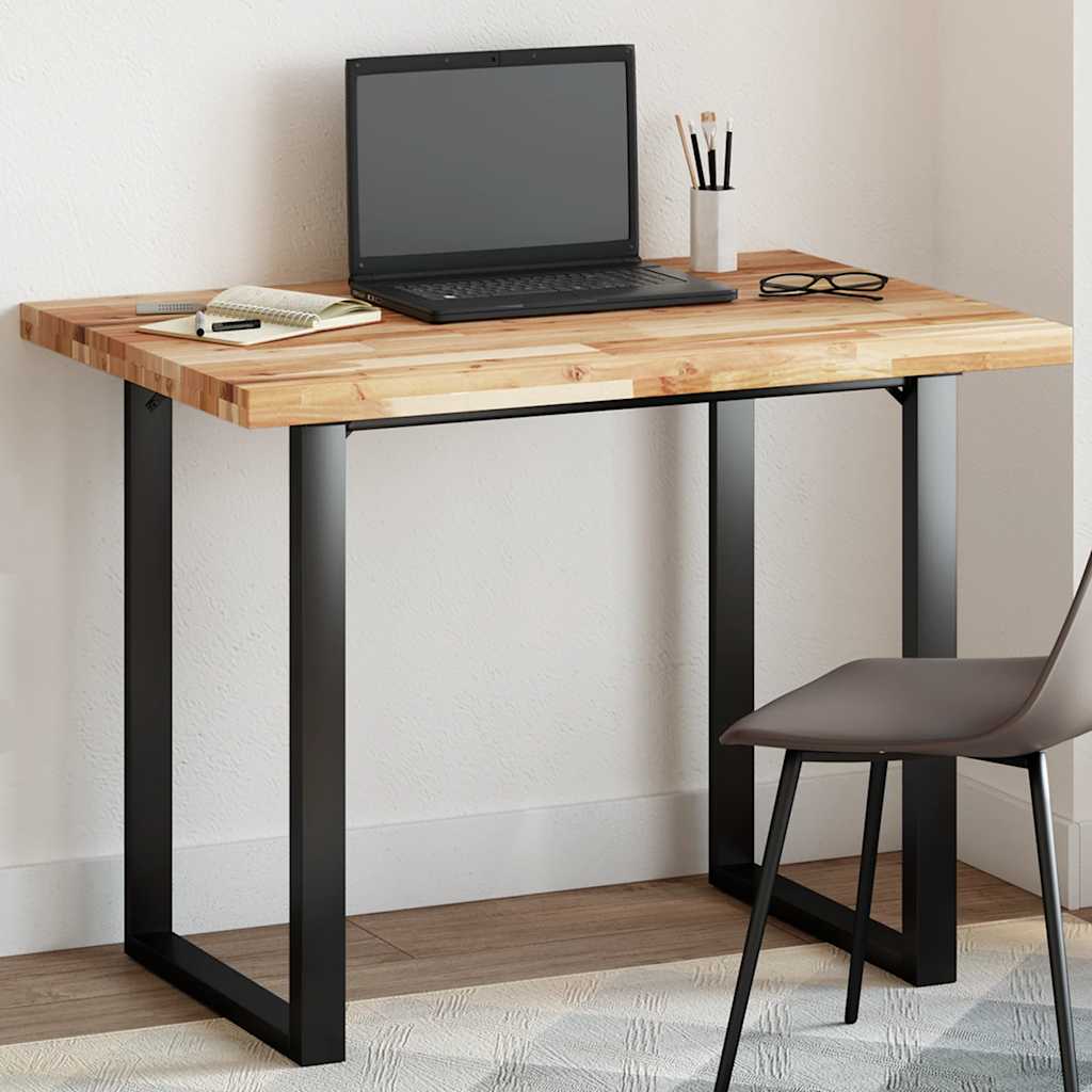 Tischplatte Rechteckig 60x50x2 cm Massivholz Akazie