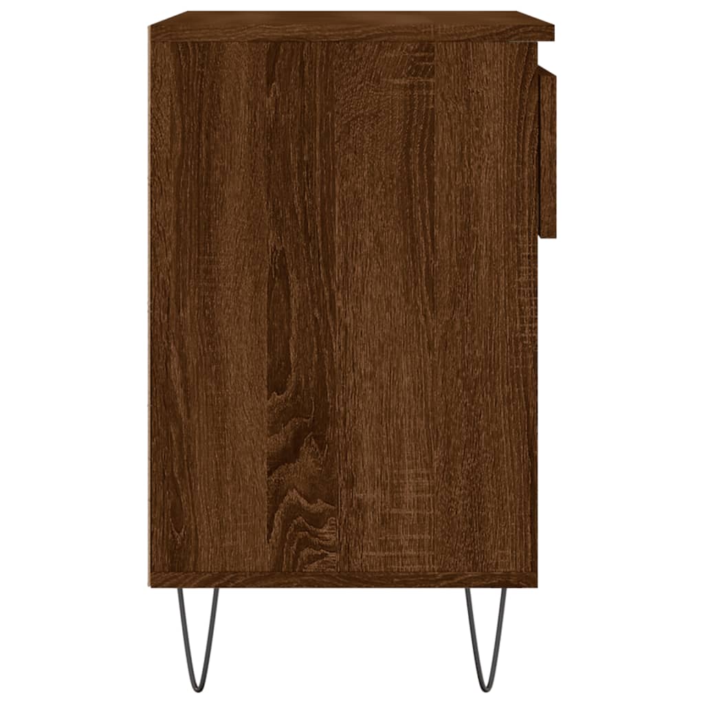 Schuhregal Räuchereiche 70x36x60 cm Holzwerkstoff