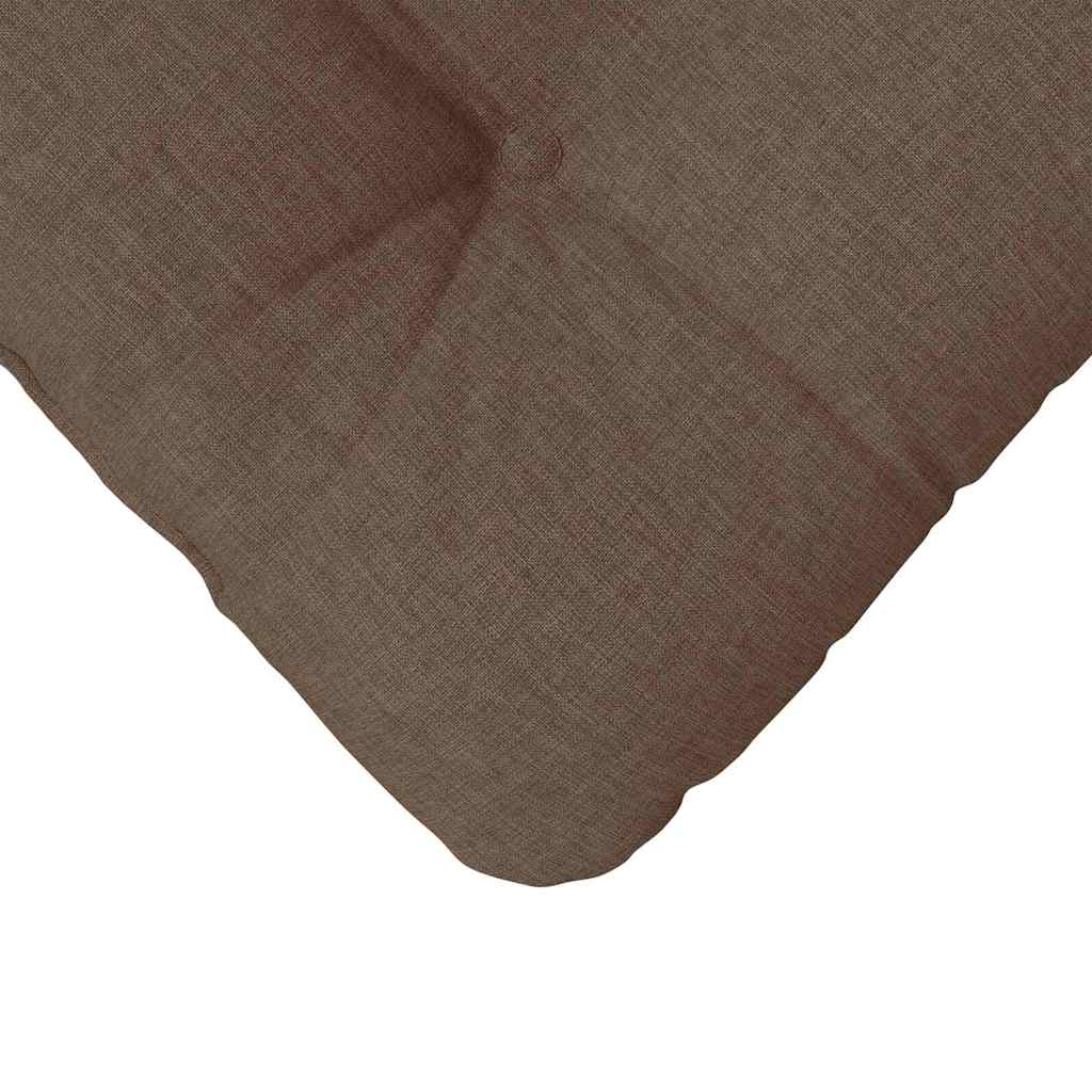 Sitzkissen 4 pcs Hellgrau 40 x 40 x 12 cm Stoff
