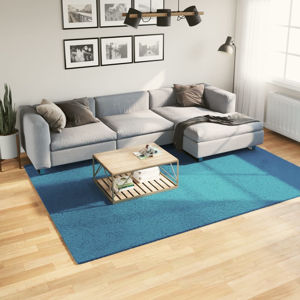 Teppich OVIEDO Kurzflor Anthrazit 120x120 cm