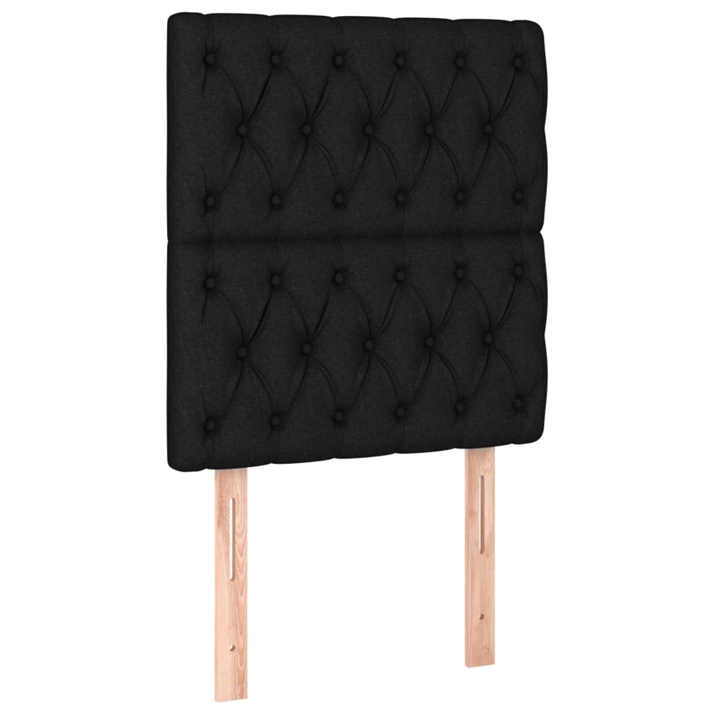 Kopfteil Hellgrau 80x7x118/128 cm Stoff