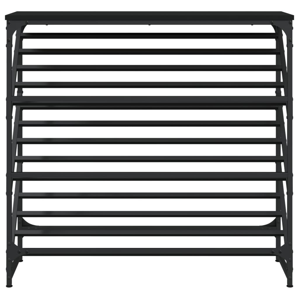Schuhregal Schwarz 60x30x45 cm Holzwerkstoff