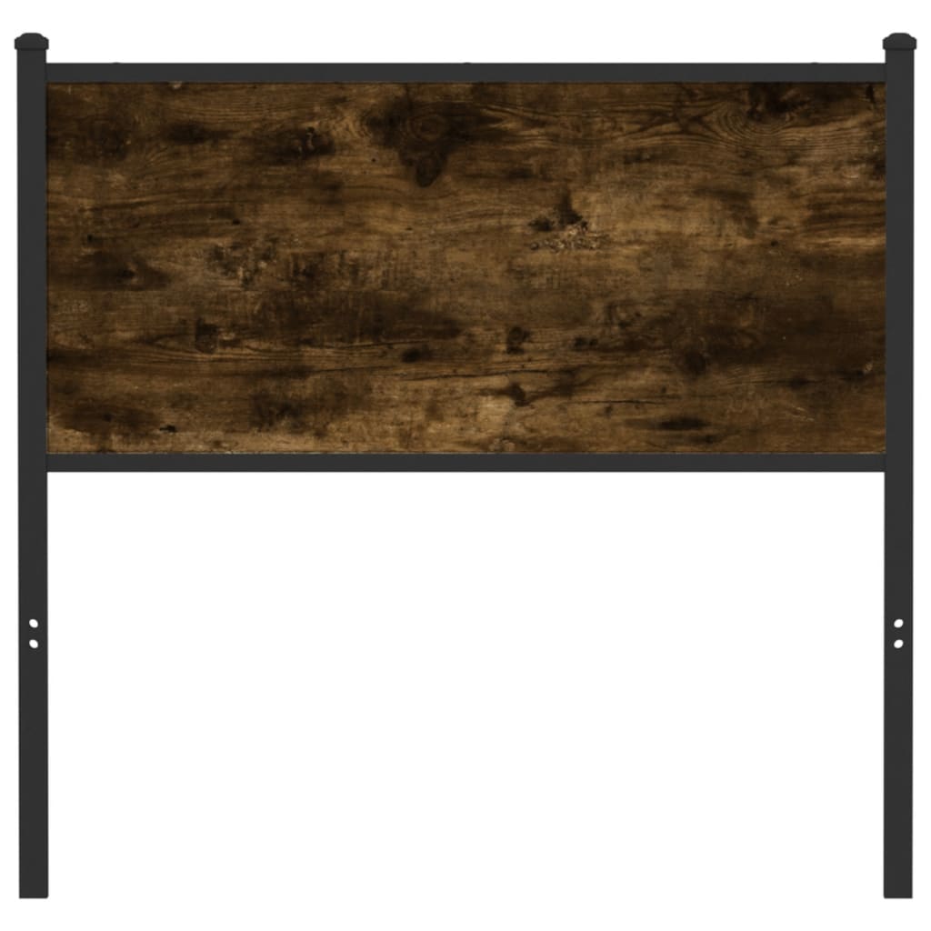 Ersatz-Kopfteil Räuchereiche 75 cm Holzwerkstoff und Stahl