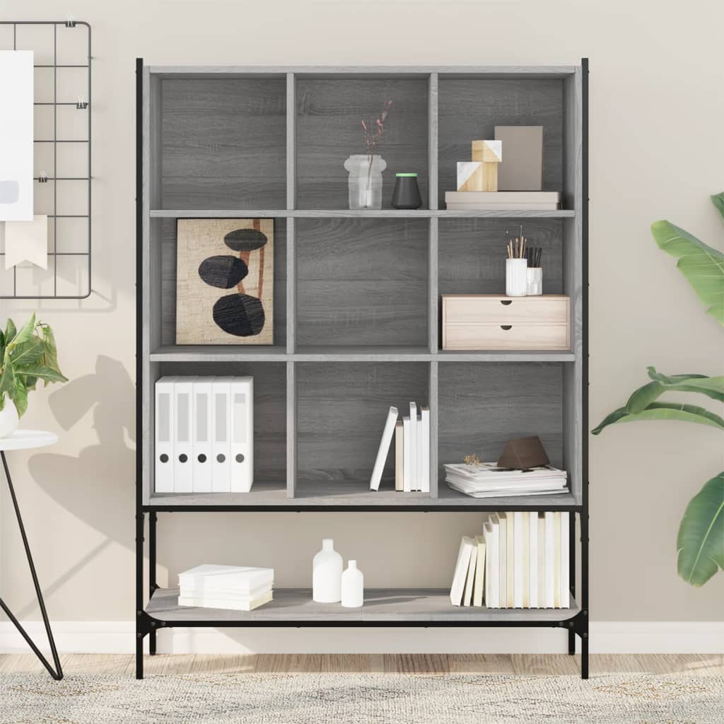 Bücherregal Schwarz 102x30x141,5 cm Holzwerkstoff