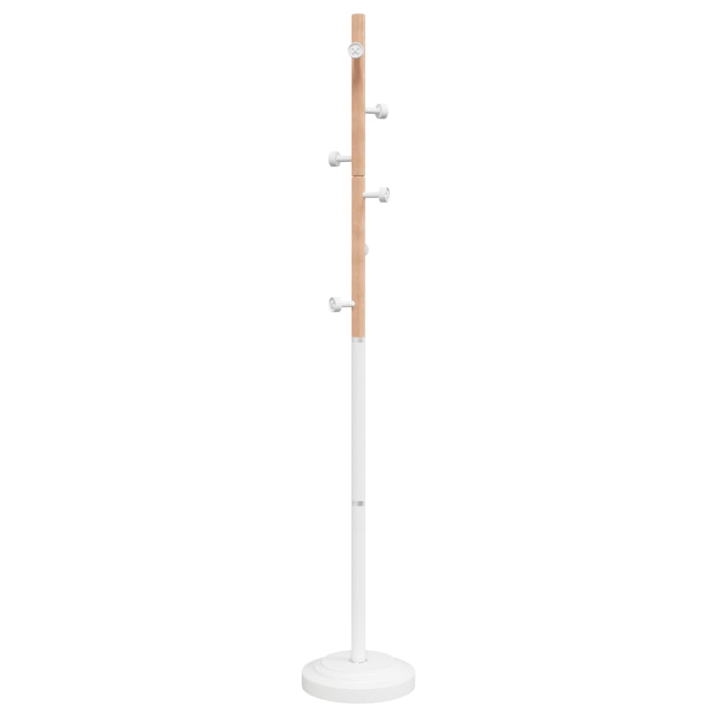 Garderobenständer Schwarz 177 cm Pulverbeschichtetes Eisen