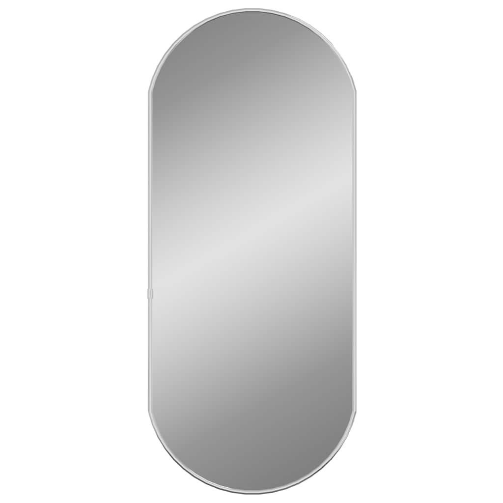 Wandspiegel Silbern 50x20 cm Oval