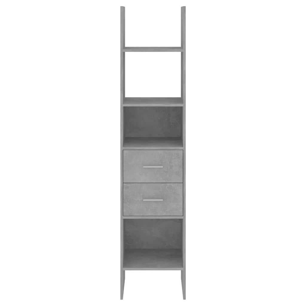 Bücherregal Weiß 40x35x180 cm Holzwerkstoff