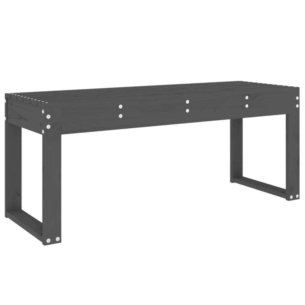 Gartenbank 80x38x45 cm Massivholz Kiefer
