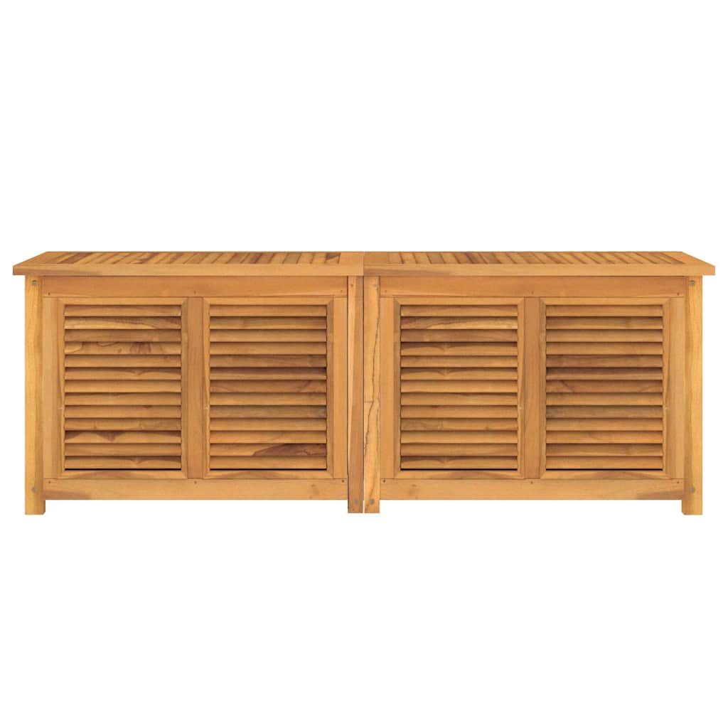 Gartenbox mit Beutel 60x50x58 cm Massivholz Teak
