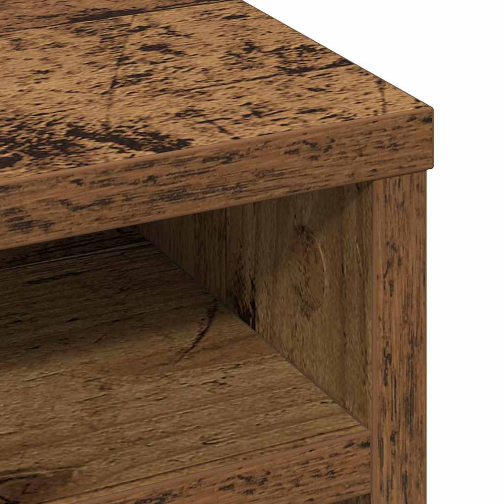 Schreibtisch-Organizer Weiß 36x26x29,5 cm Holzwerkstoff