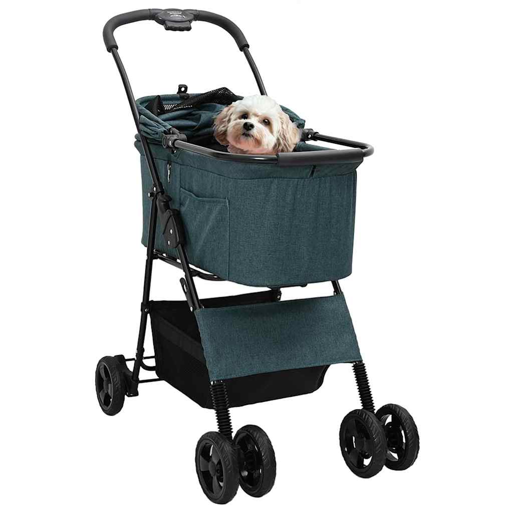Faltbarer Haustierwagen Rosa 81 x 47 x 99 cm Polyester
