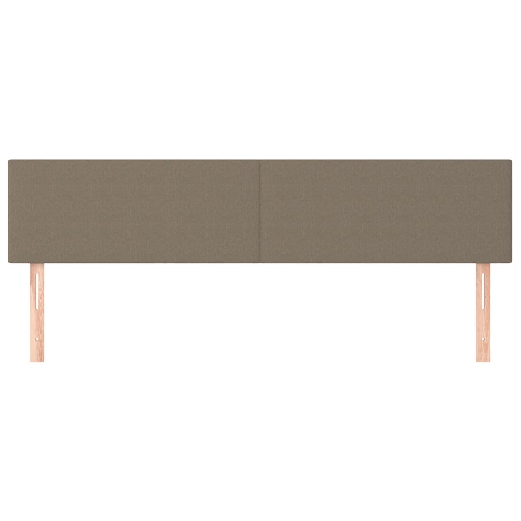 Kopfteil Hellgrau 80x5x118/128 cm Stoff