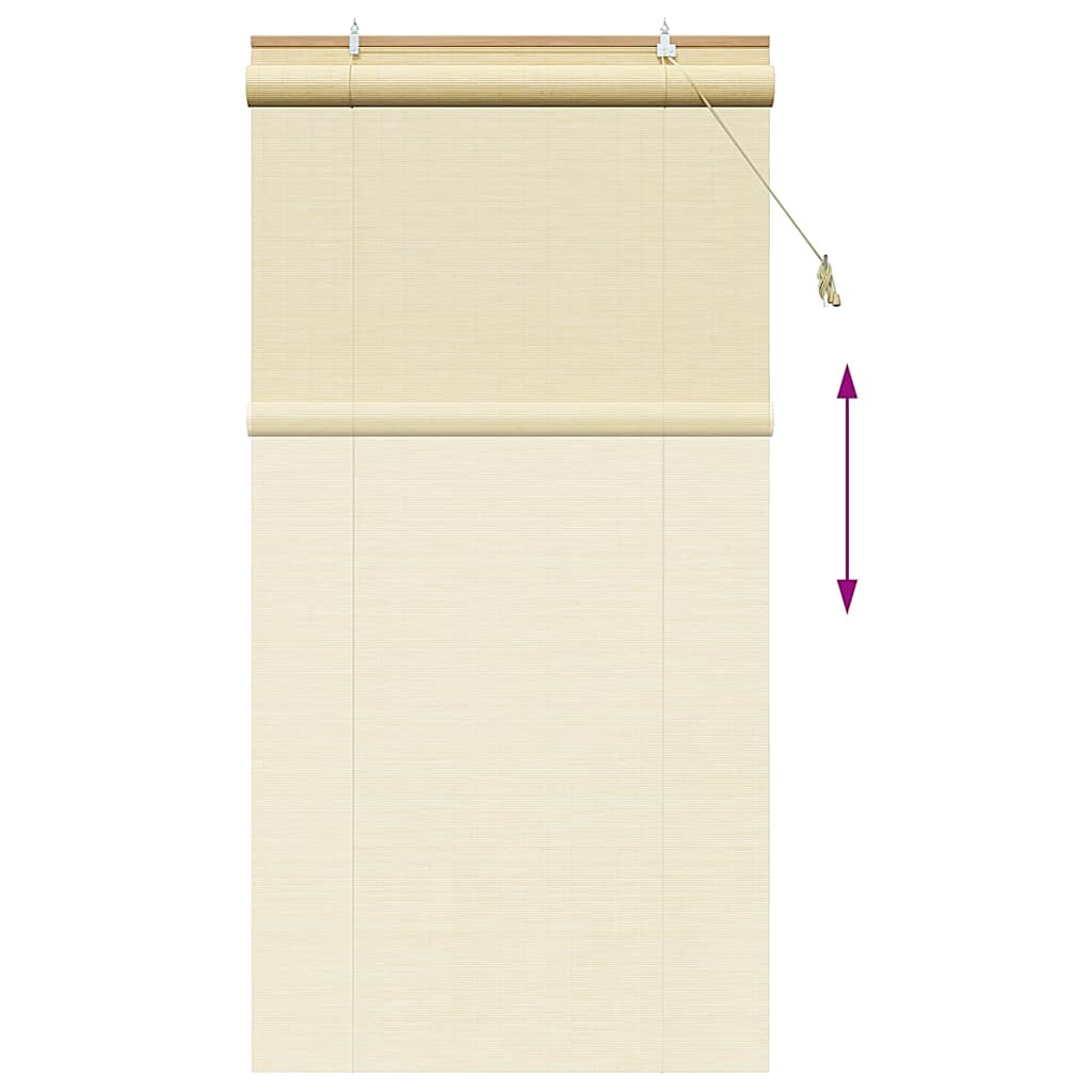 Rollo Braun 60 x 160 cm Bambus