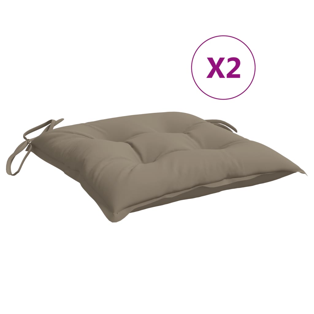 Stuhlkissen 4 Stk. Hellblau 40x40x7 cm Oxford-Gewebe