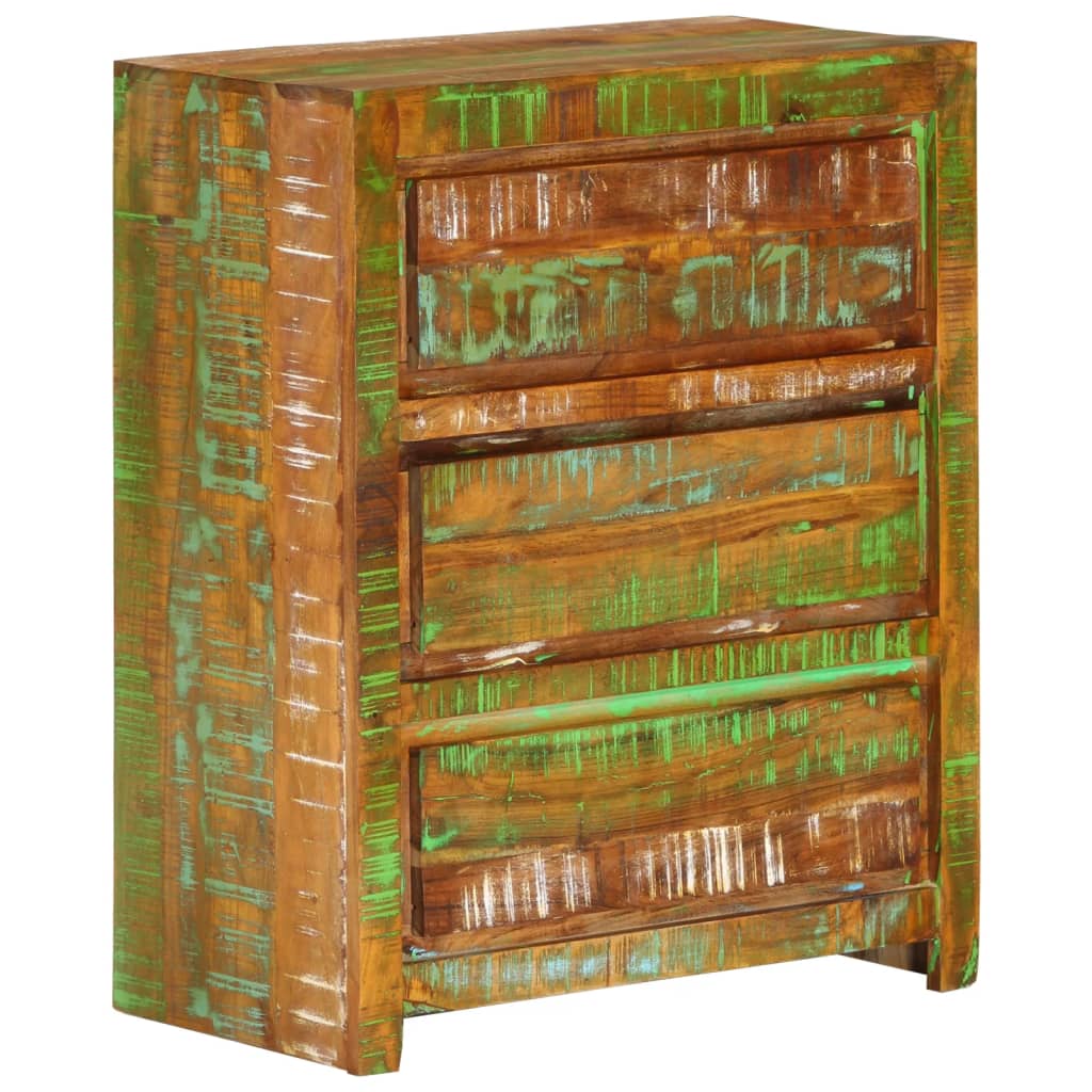 Schubladenschrank 60x33x75 cm Massivholz Akazie