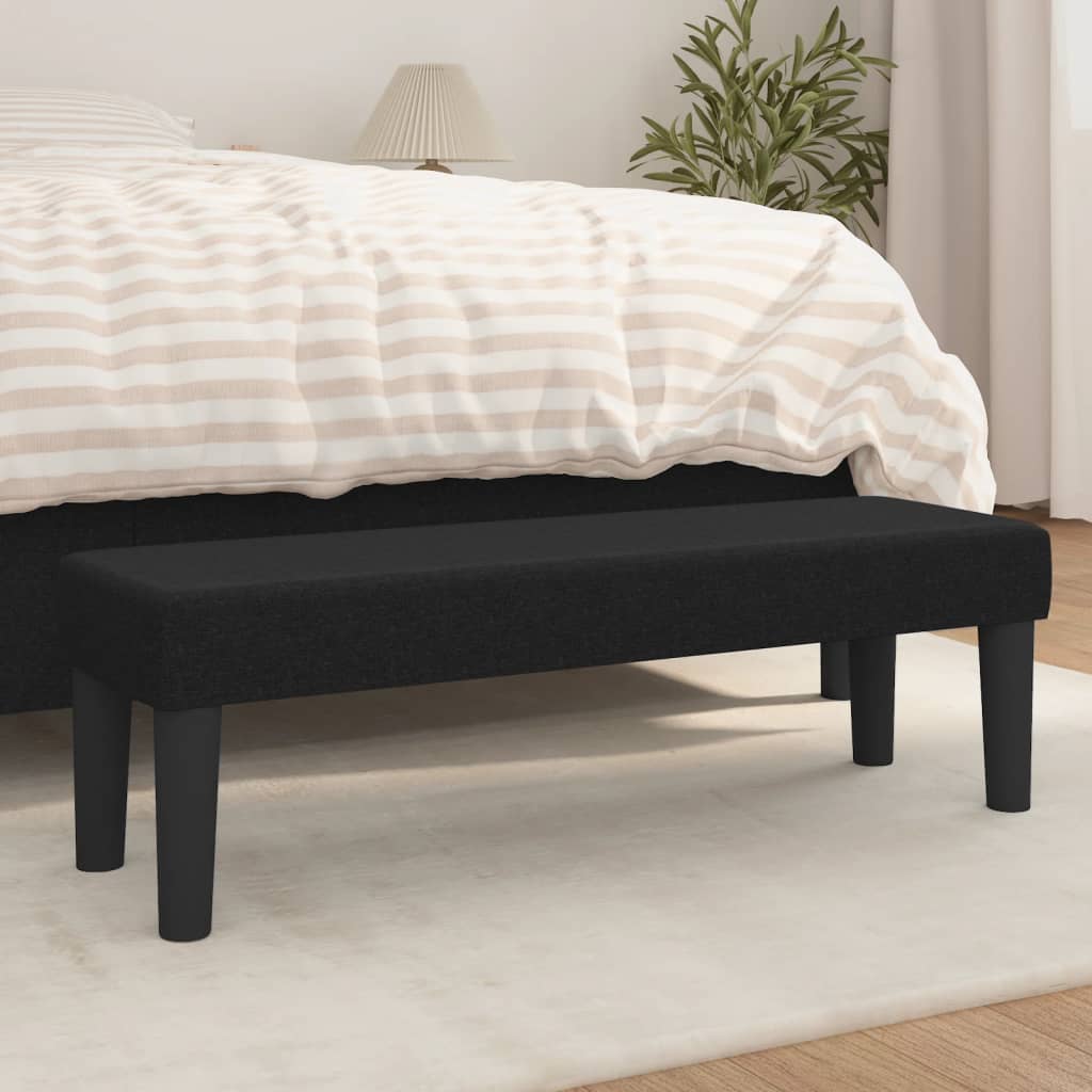 Sitzbank Hellgrau 70x30x30 cm Stoff