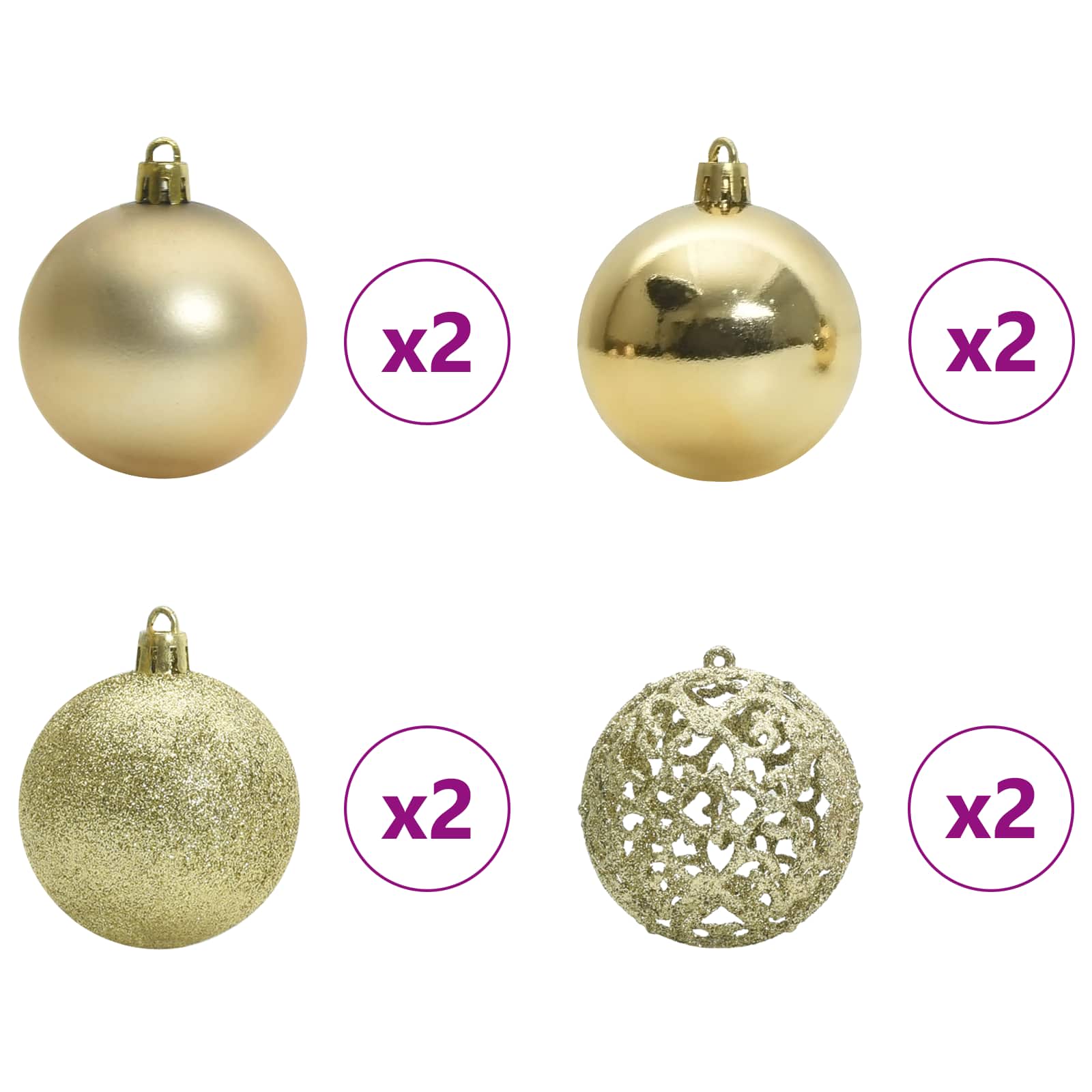Künstlicher klappbarer Weihnachtsbaum Weiß 120 cm PVC und Stahl