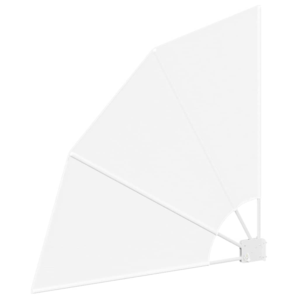 Faltbarer Balkonfächer Grau 210×210 cm