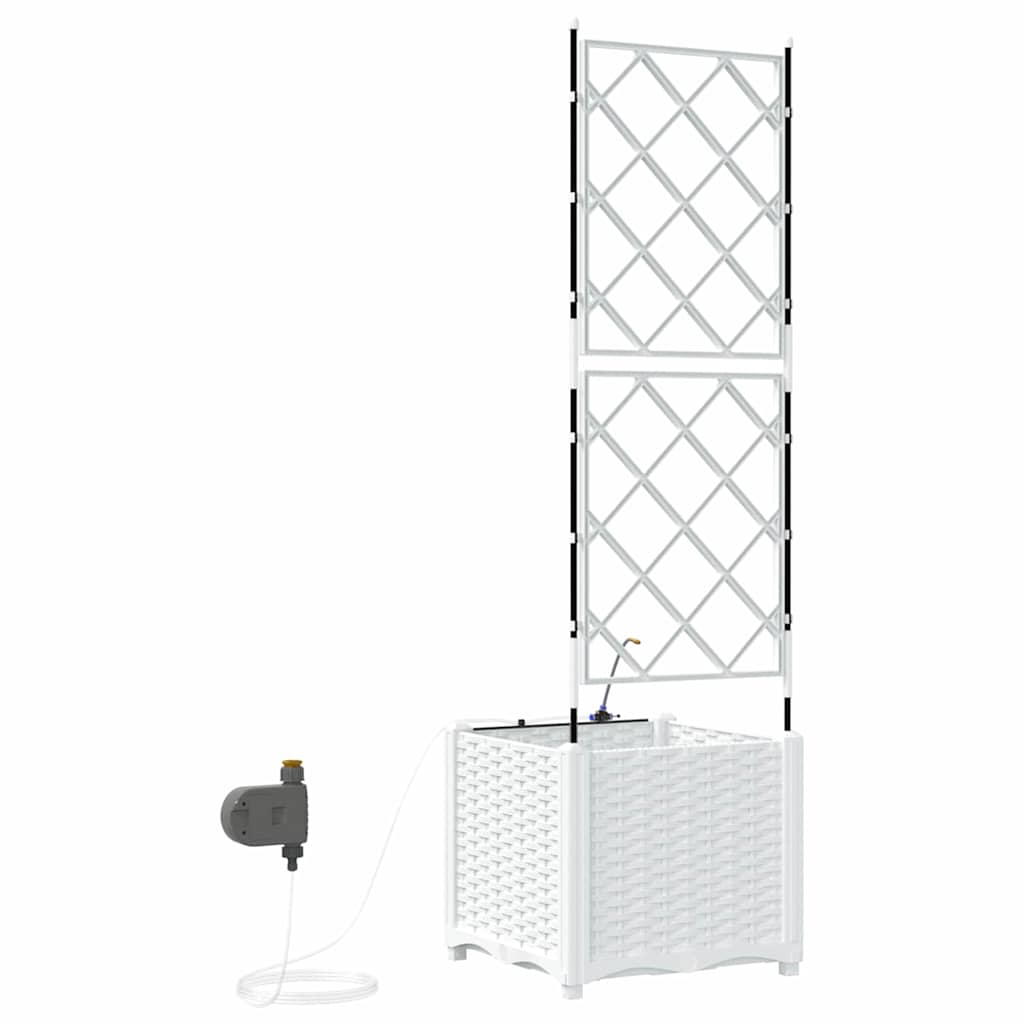 Garten-Pflanzgefäß 4 Stk. Braun 160 x 40 x 22 cm PP