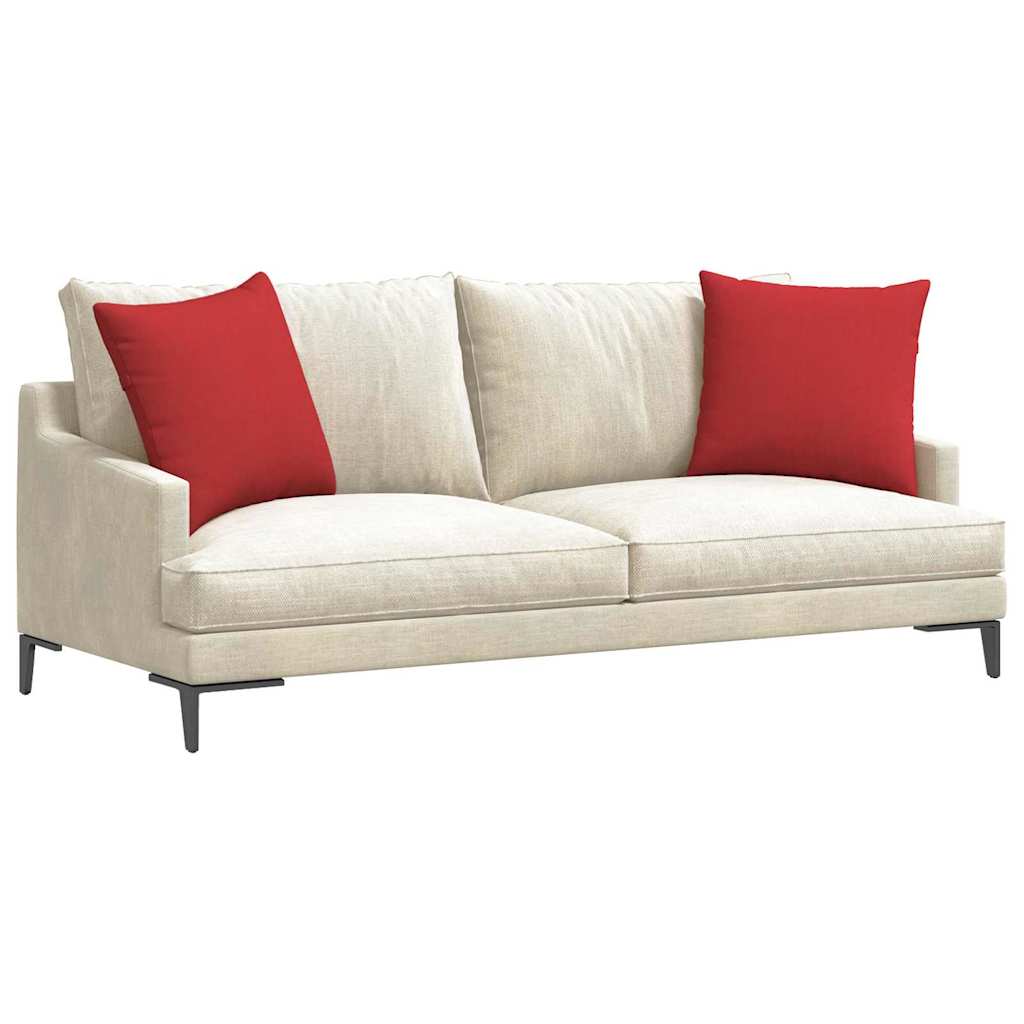 Sofakissen 2 pcs Hellgrau 50 x 30 cm Stoff