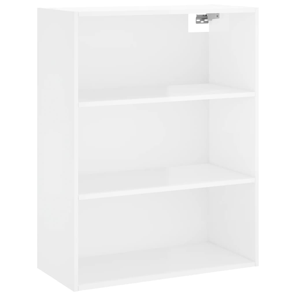 Highboard Betongrau 69,5x34x180 cm Holzwerkstoff