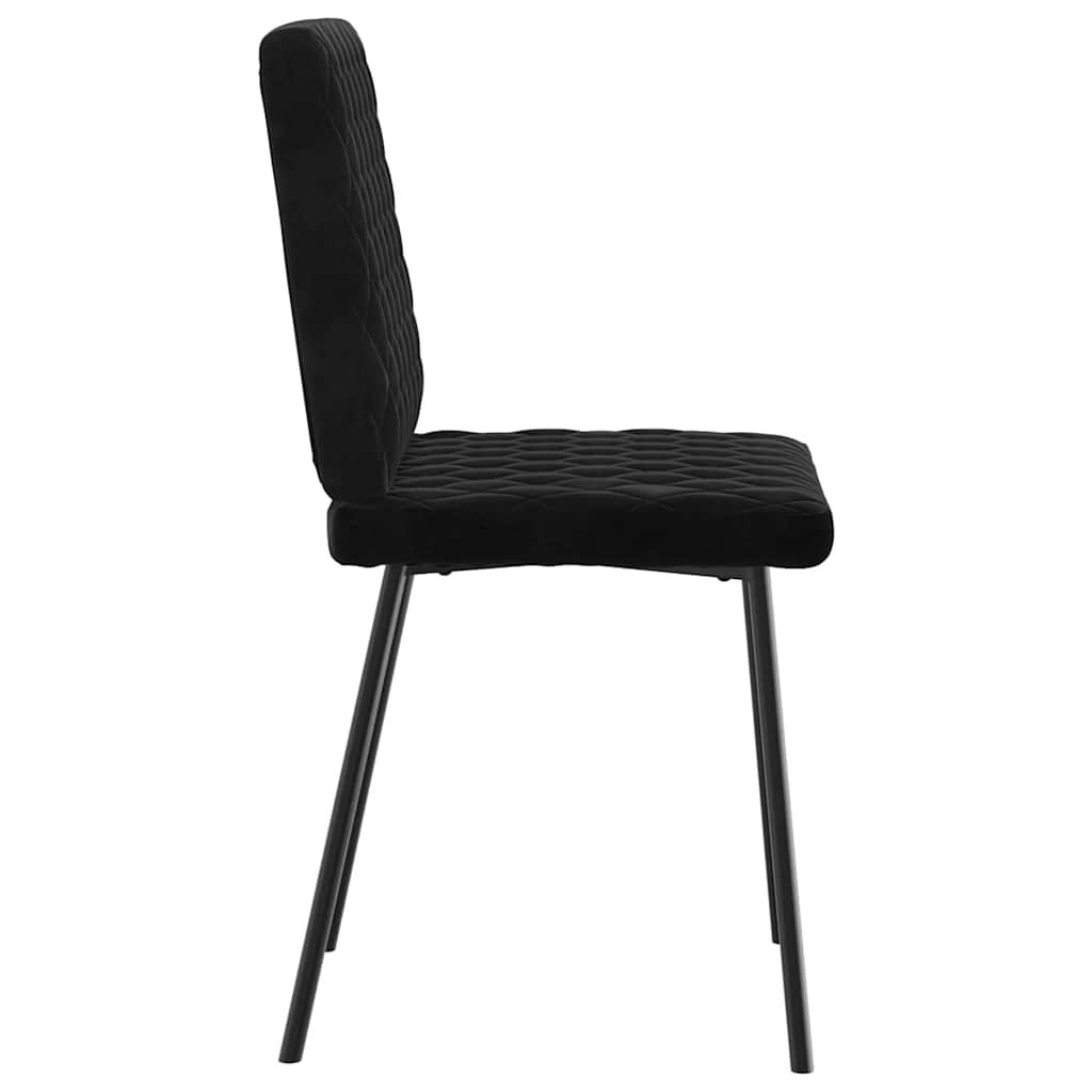 Esszimmerstühle 4 Stk. Creme Samt