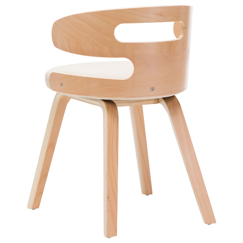 Esszimmerstühle 4 Stk. Braun Bugholz und Kunstleder