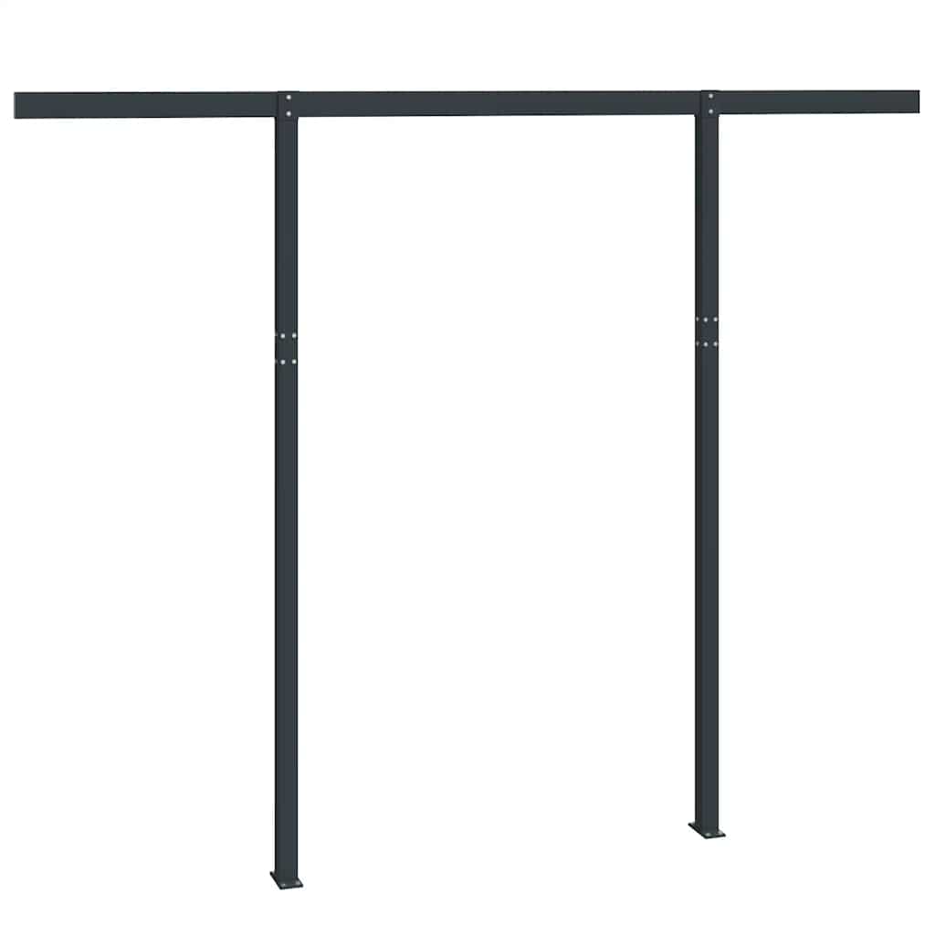 Stützen für Markisen Weiß 300x245 cm Eisen