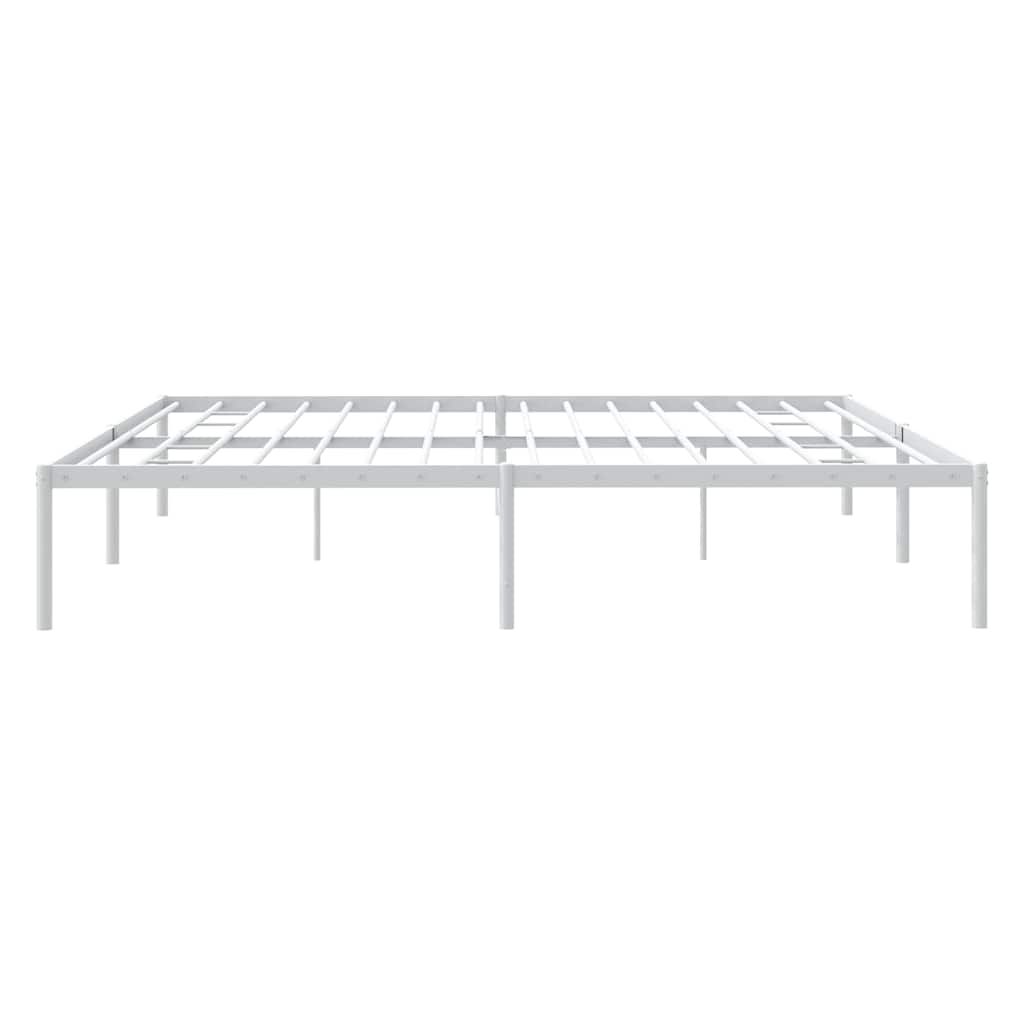 Bettgestell Metall Schwarz 75x190 cm