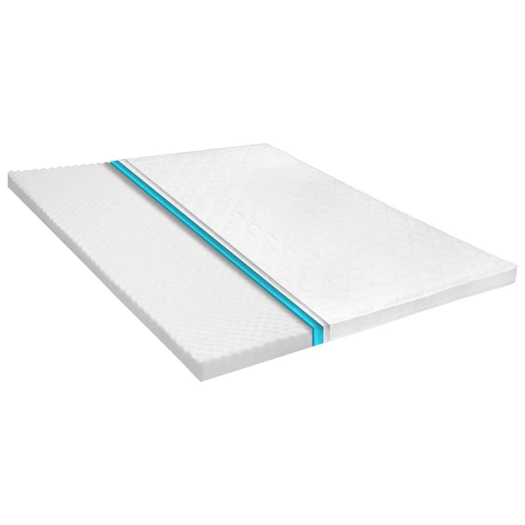 Matratzenauflage 80 x 200 cm Kaltschaum Ei-Profil 6 cm