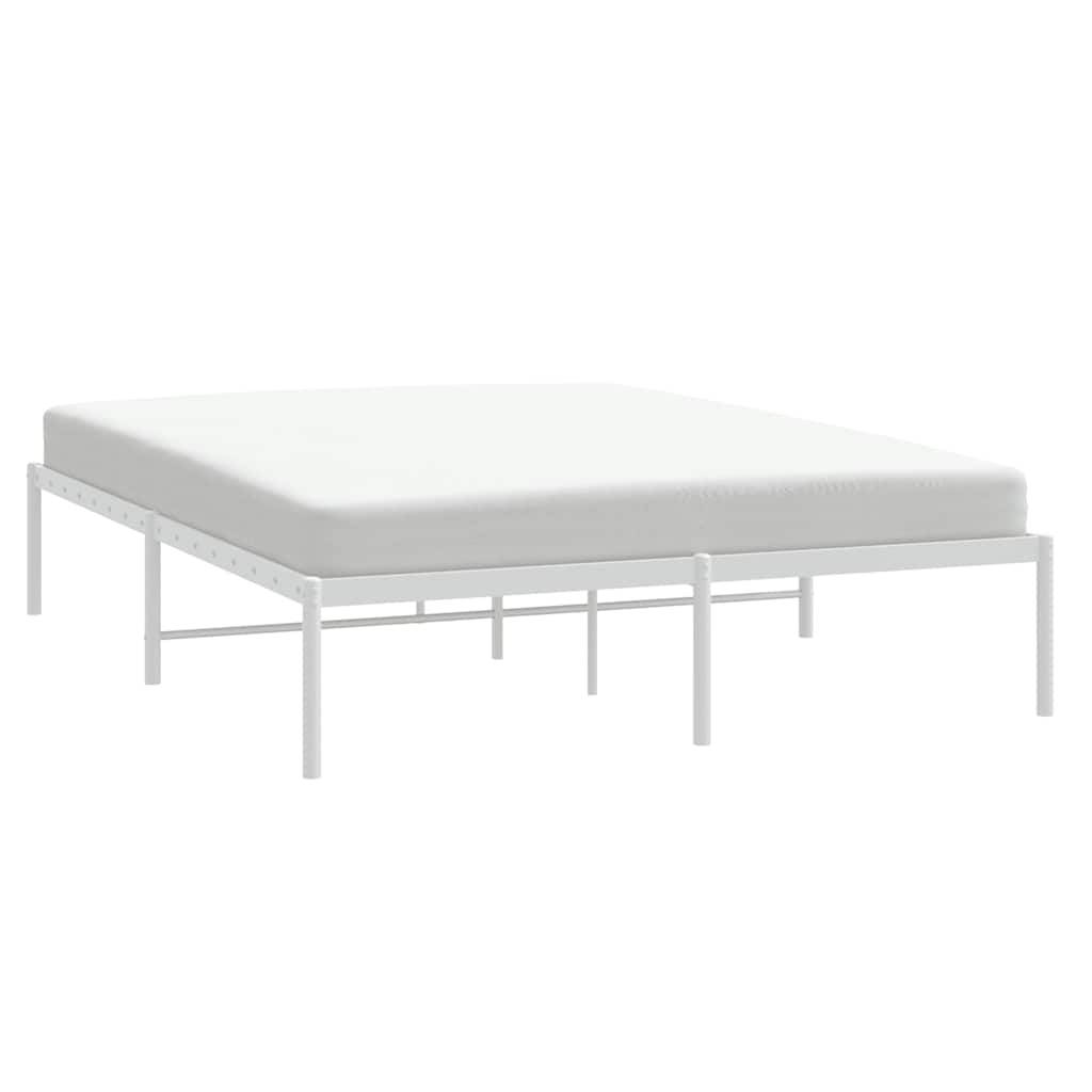 Bettgestell Metall Schwarz 75x190 cm