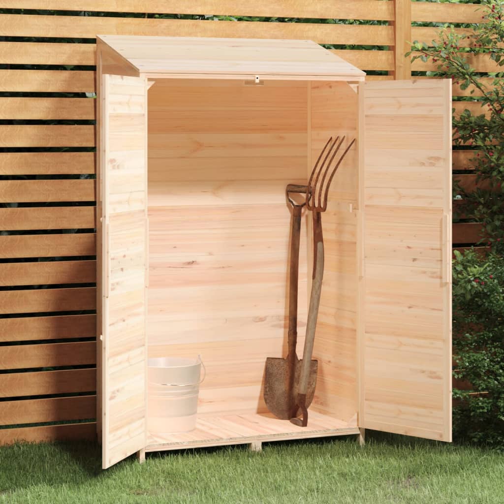 Geräteschuppen 55x52x174,5 cm Massivholz Tanne