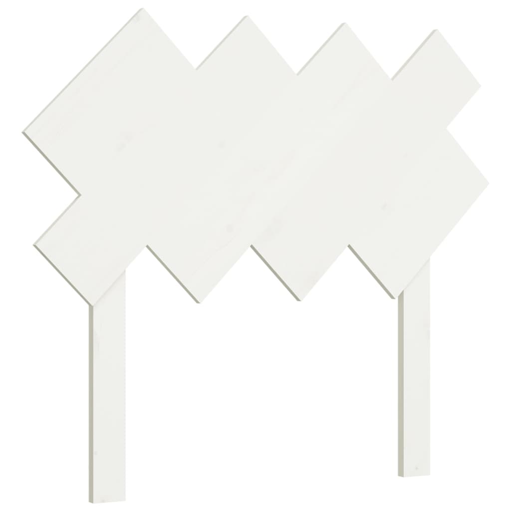 Kopfteil Grau 72,5x3x81 cm Massivholz Kiefer